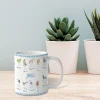 Kids Gingham Alphabet Personalized Animals Mugs