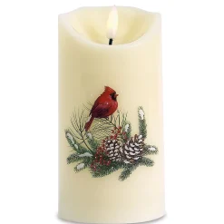 LED Cardinal Candle