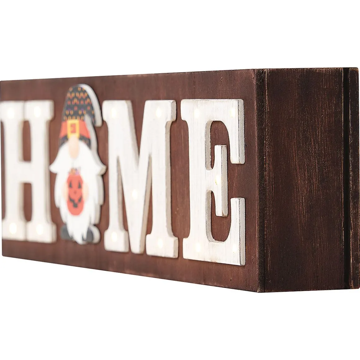 LED Home Shelf Sitter with Interchangeable Seasonal Gnomes
