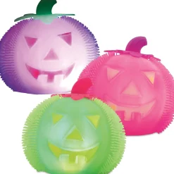 LED Neon Puffer Pumpkins