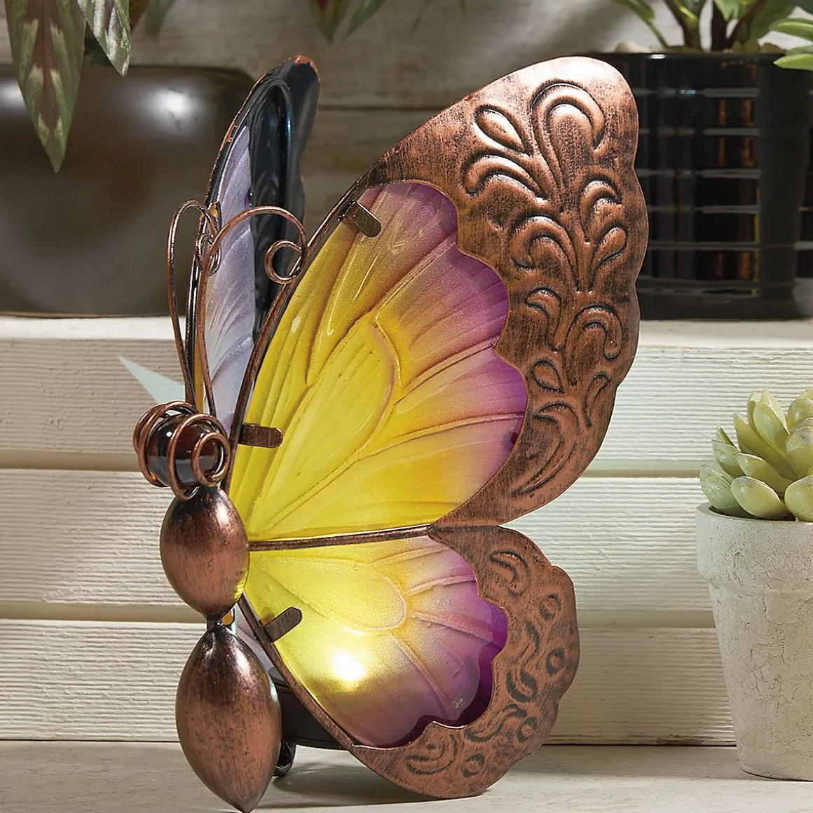 LED Solar Butterfly