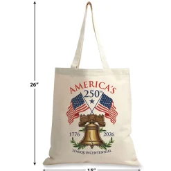 Liberty Bell Natural Canvas Tote