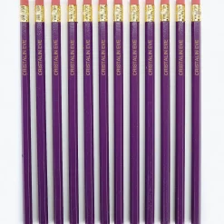 #2 Light Purple Personalized Hardwood Pencils