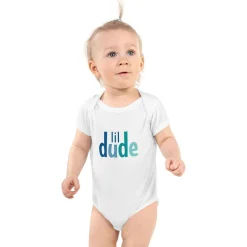 Lil Dude Baby Bodysuit Romper