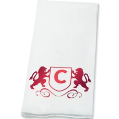 Lion Initial Foil Stamped Disposable Hand Towels