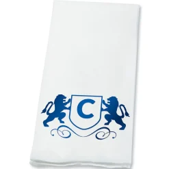 Lion Initial Foil Stamped Disposable Hand Towels