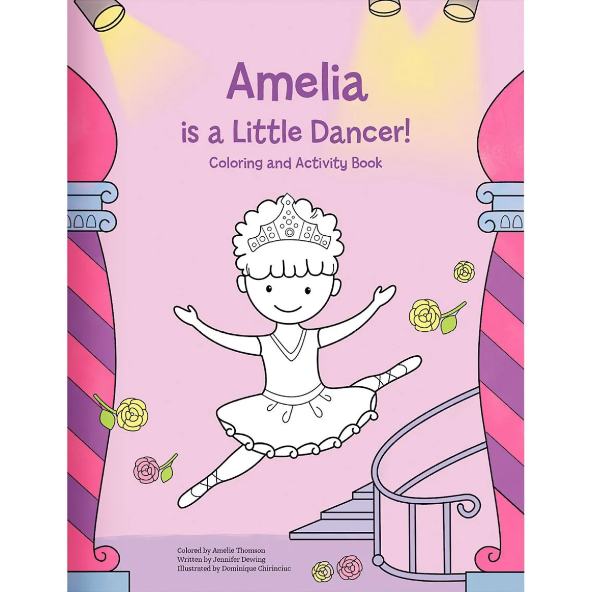 Little Dancer Personalized Coloring Book & Sticker Set