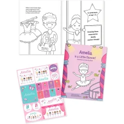 Little Dancer Personalized Coloring Book & Sticker Set