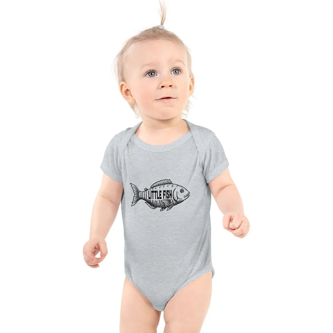 Little Fish Baby Bodysuit Romper