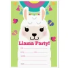 Llama Birthday Fill In The Blank Invitations