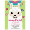 Llama Festival Birthday Personalized Invitation