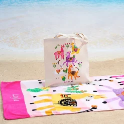 Llama Personalized Canvas Tote