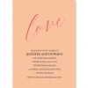 Love Engagement Personalized Invitations