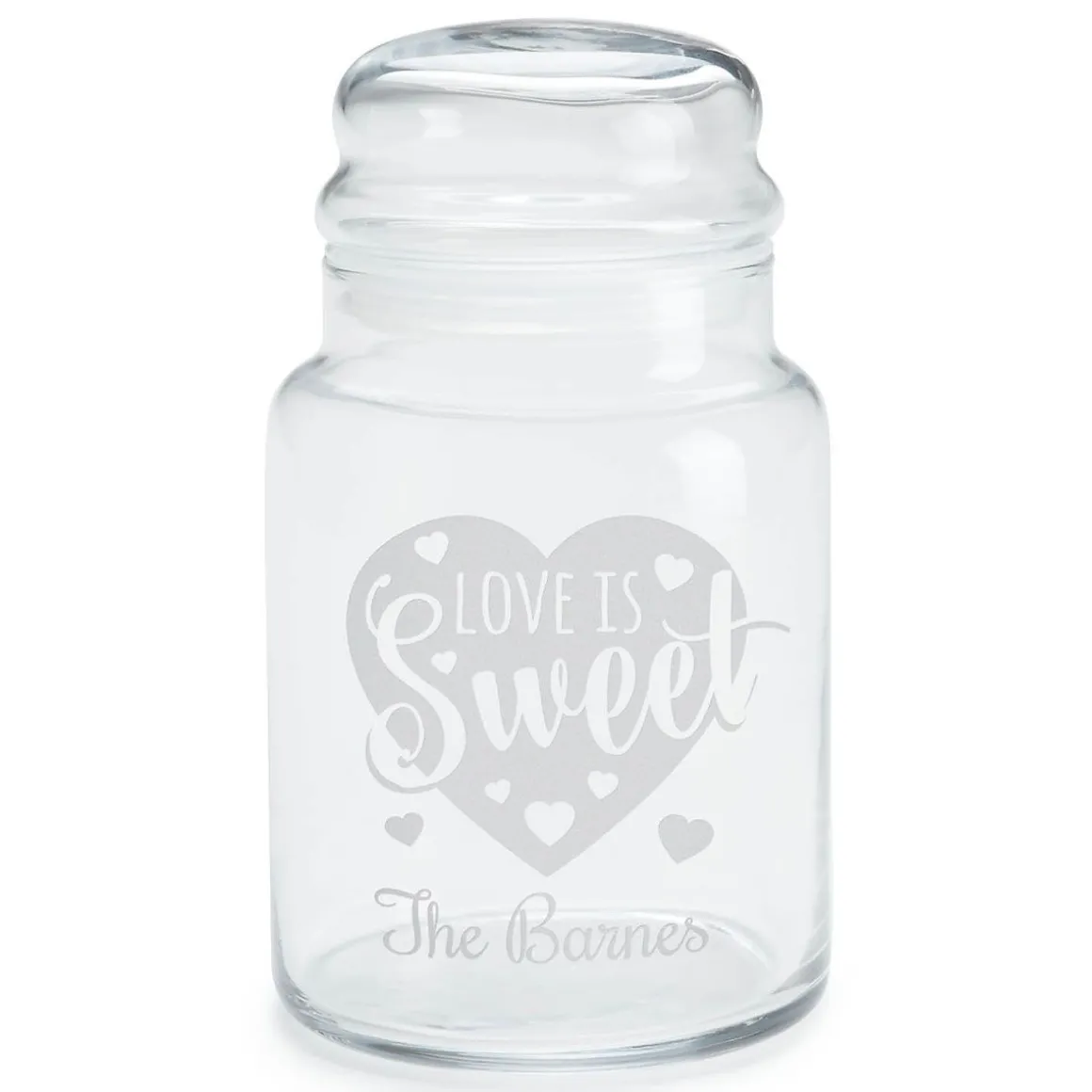 Love Is Sweet Personalized Treat Jar