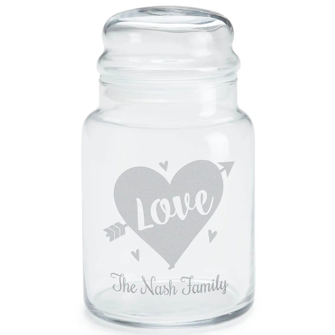 Love Personalized Treat Jar