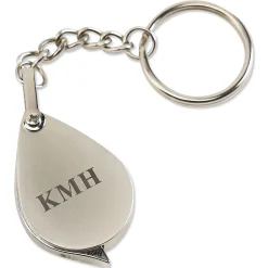 Magnifier Personalized Keychain