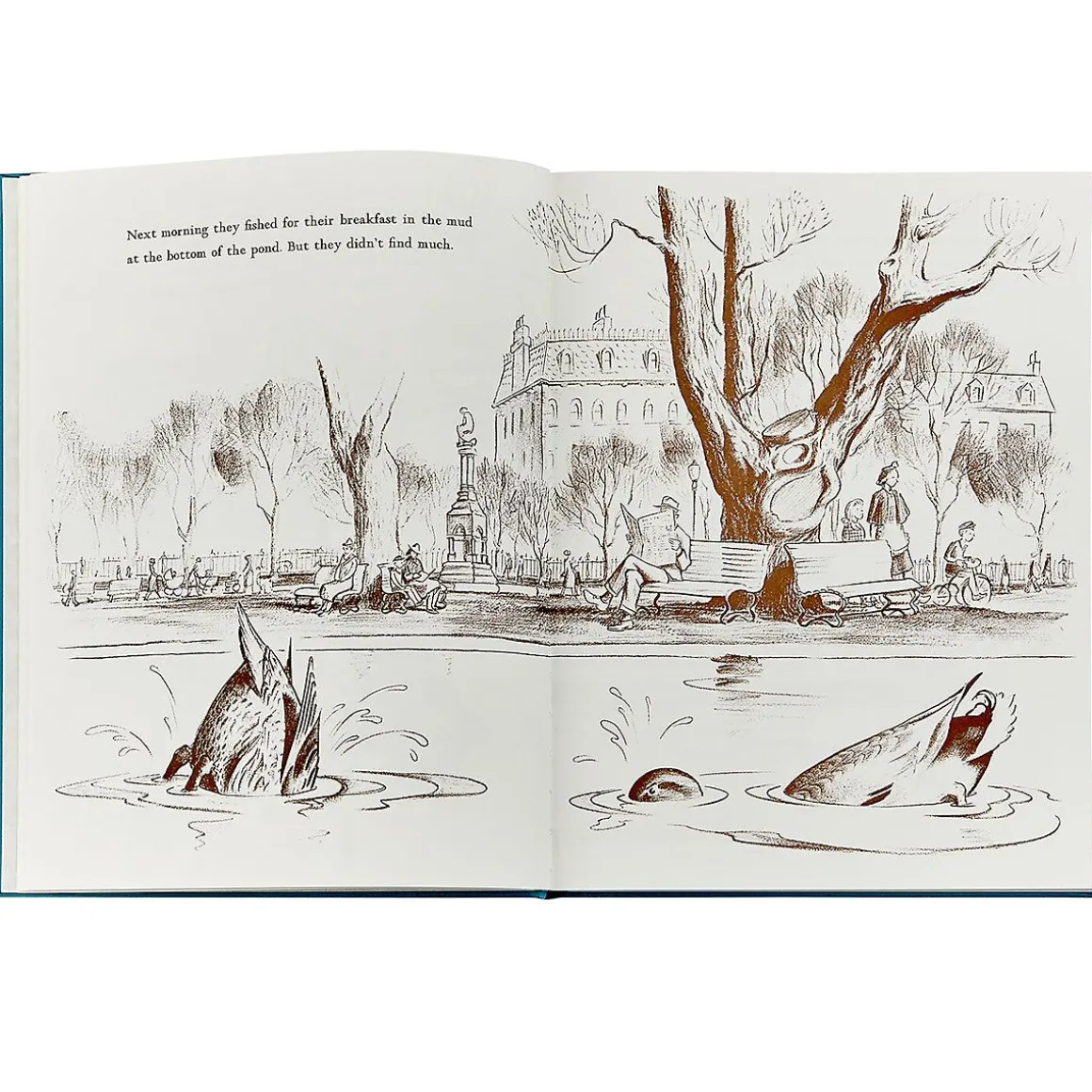 Make Way for Ducklings Personalized Leather Bound Book