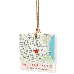 Map Personalized Ornament