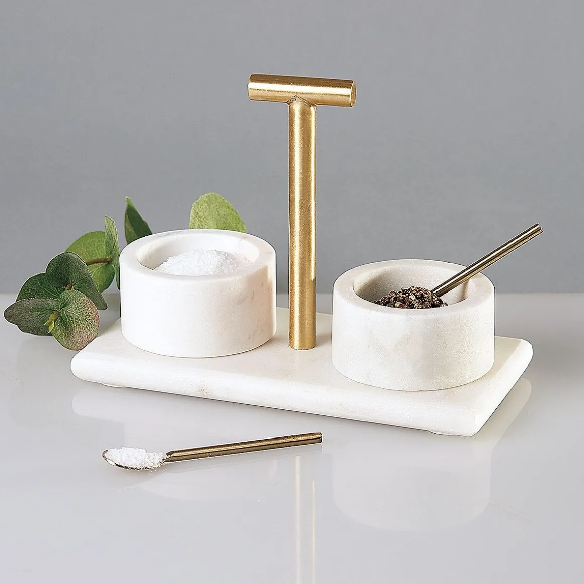 Marble Condiment Set