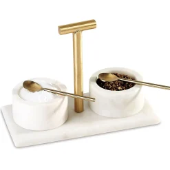 Marble Condiment Set