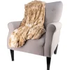Marbled Faux Fur Throw