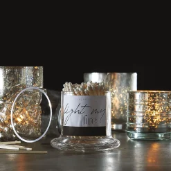 Mercury Glass Votive Holders
