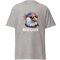 Mericaaaw Grey Adult T-Shirt