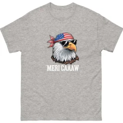 Mericaaaw Grey Adult T-Shirt