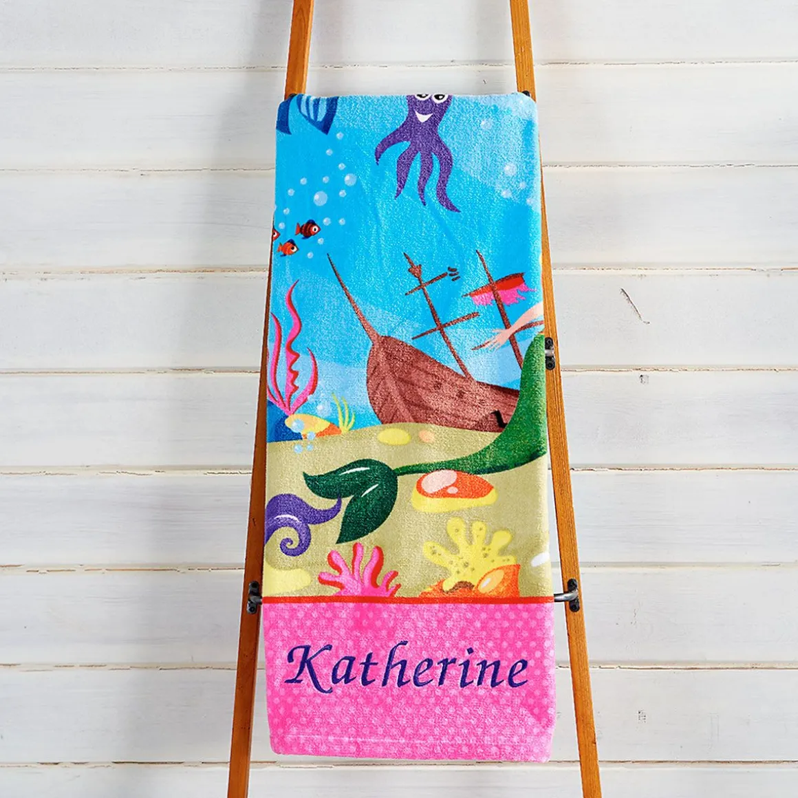 Mermaid Personalized Towel