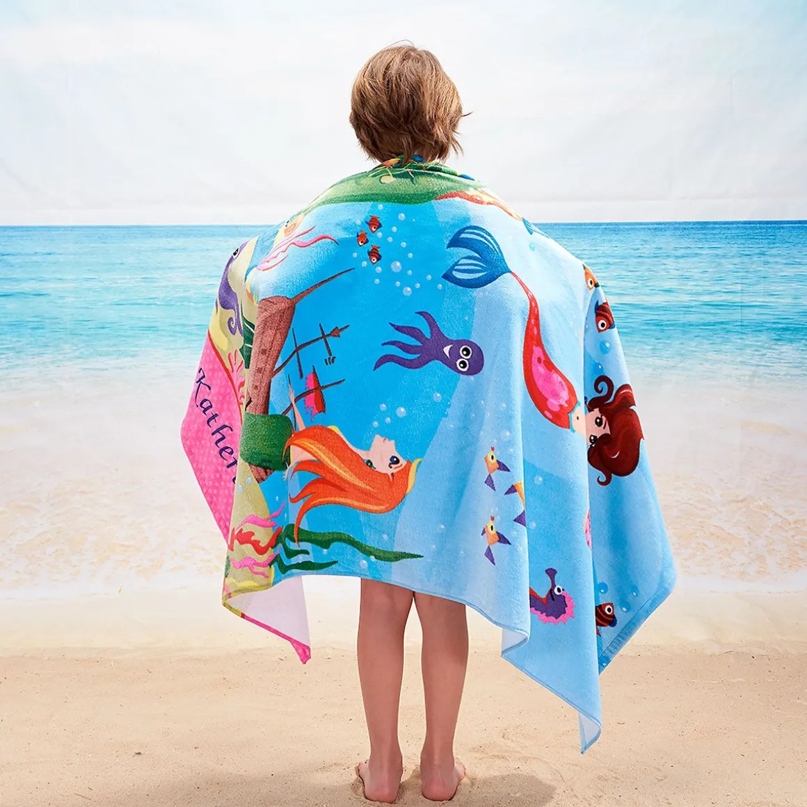 Mermaid Personalized Towel