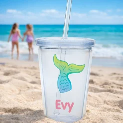 Mermaid Tail Personalized Beverage Cup