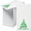 Merry & Bright Foil Disposable Hand Towels