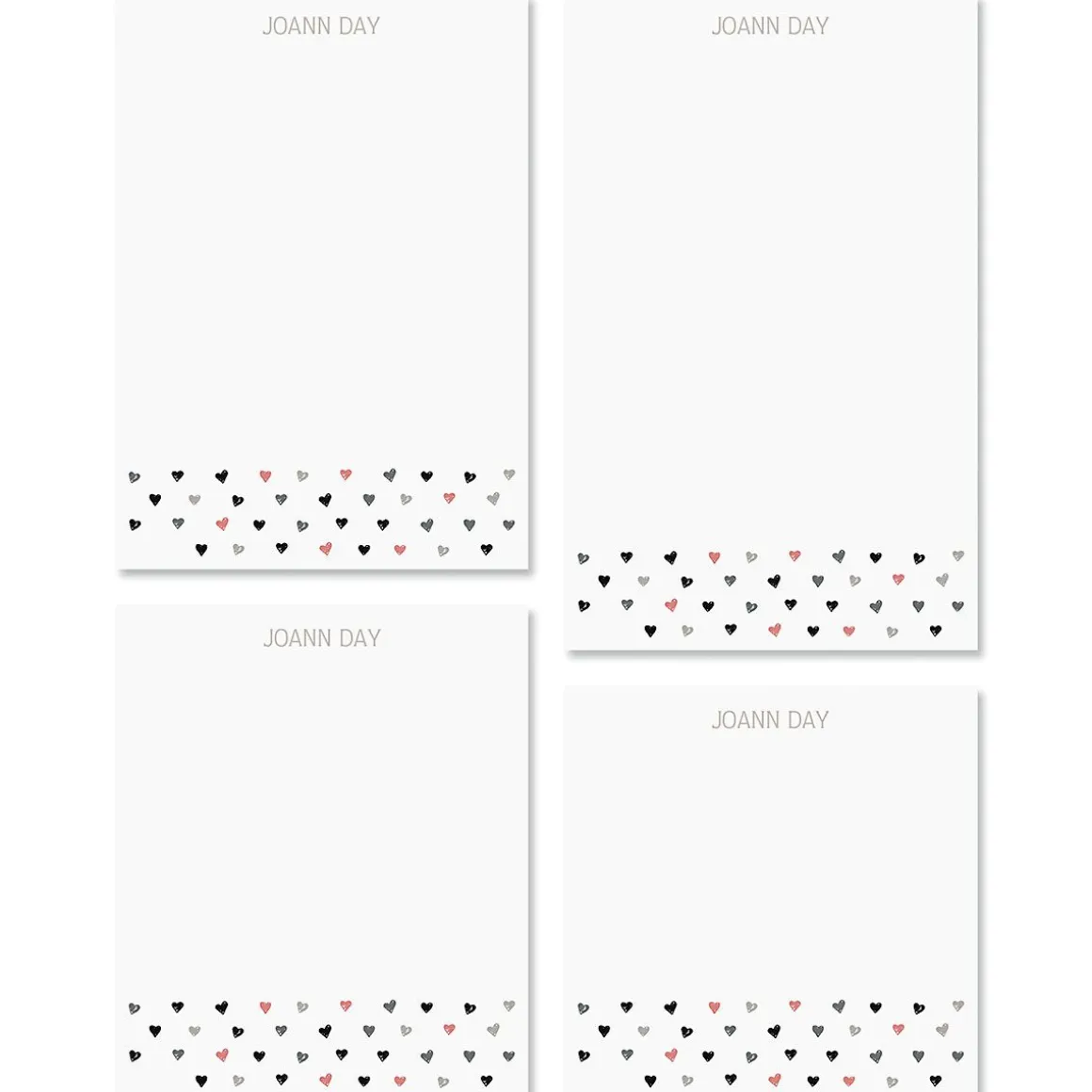 Mini Hearts Notepads