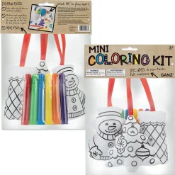 Mini Holiday Ornament Coloring Kit