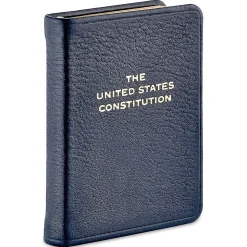 Mini US Constitution Personalized Leather Bound Book