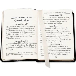 Mini US Constitution Personalized Leather Bound Book