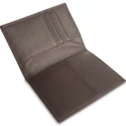 Monogrammed Genuine Leather Passport Holder