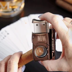 Monogrammed 3-in-1 Cigar Cutter