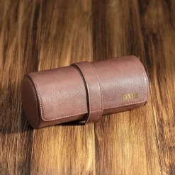 Monogrammed Martin Watch Roll
