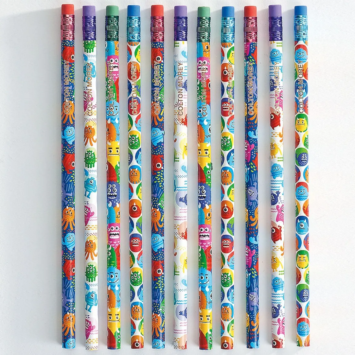 #2 Monster Personalized Hardwood Pencils
