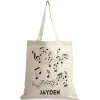 Music Personalized Canvas Tote