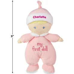My First Blond Hair Personalized Baby Doll