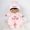 My First Personalized Brown Hair Doll