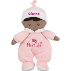 My First Personalized Brown Hair Doll