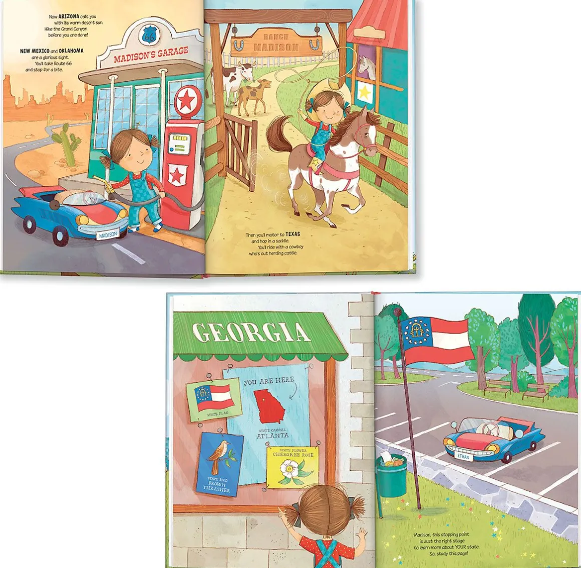 My USA Road Trip Personalized Storybook