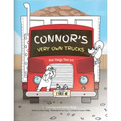 My Very Own Trucks Personalized Coloring Book & Sticker Set