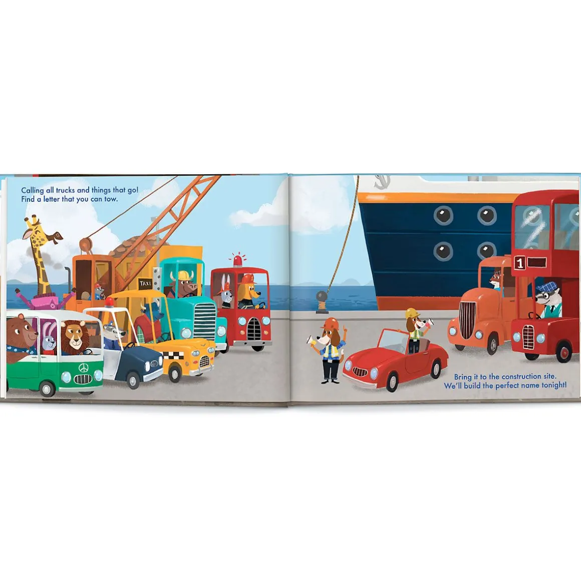 My Very Own Trucks Personalized Storybook
