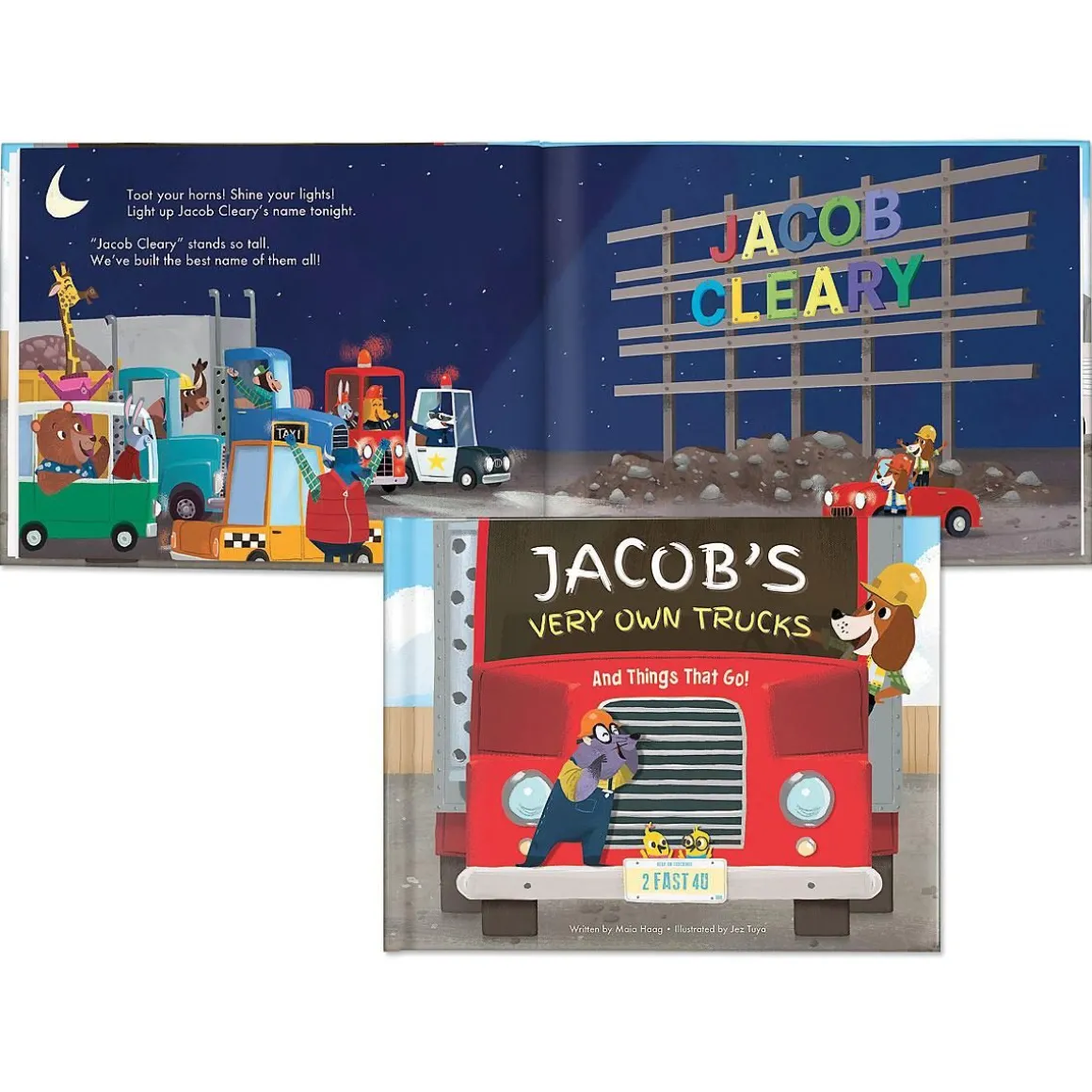 My Very Own Trucks Personalized Storybook