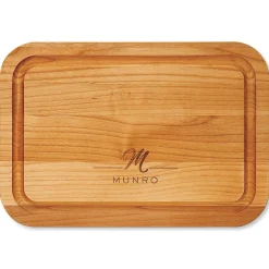 Name Initial Engraved Wood Cutting Board
