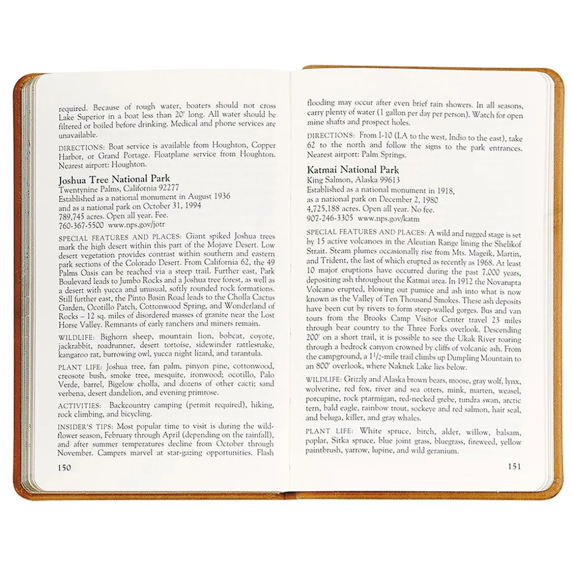 National Parks Personalized Leather-Bound Book